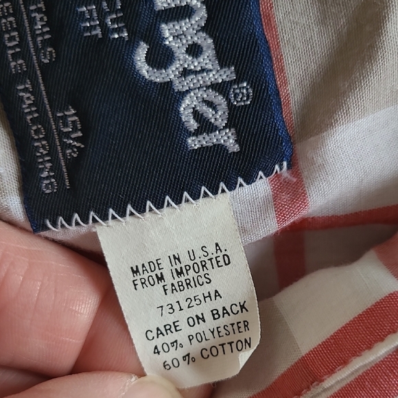 Wrangler Cowboy Cut Tan Plaid Short Sleeve Pearl Snap Button Down - Size 15 1/2 - Picture 6 of 8